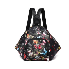 批发束口袋旅游背包防水抽绳折叠购物袋买菜包带手提折叠双肩背包