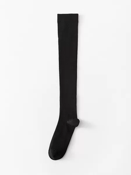[Over-the-knee socks-54cm-black]