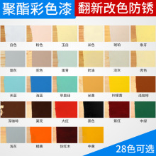 古象聚氨酯彩色685油漆油性木器漆清漆白漆双组份家具翻新漆1.2kg