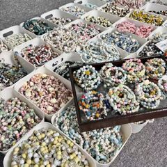 景徳鎮の陶磁器の手串100本の混紡の露店の新中国風のオリジナルの復古的な売れ行きは調節できます。