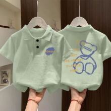 2026�ļ��¿ɫPOLO�������n��ӡ���ٴ�T����Ůͯ�����Сͯ��t