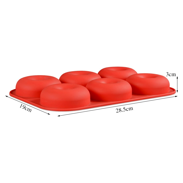 佳时 Cross -border 6 -connecting different flower silicone cake mold Silicone soap -cooled soap mold DIY handmade baking mold