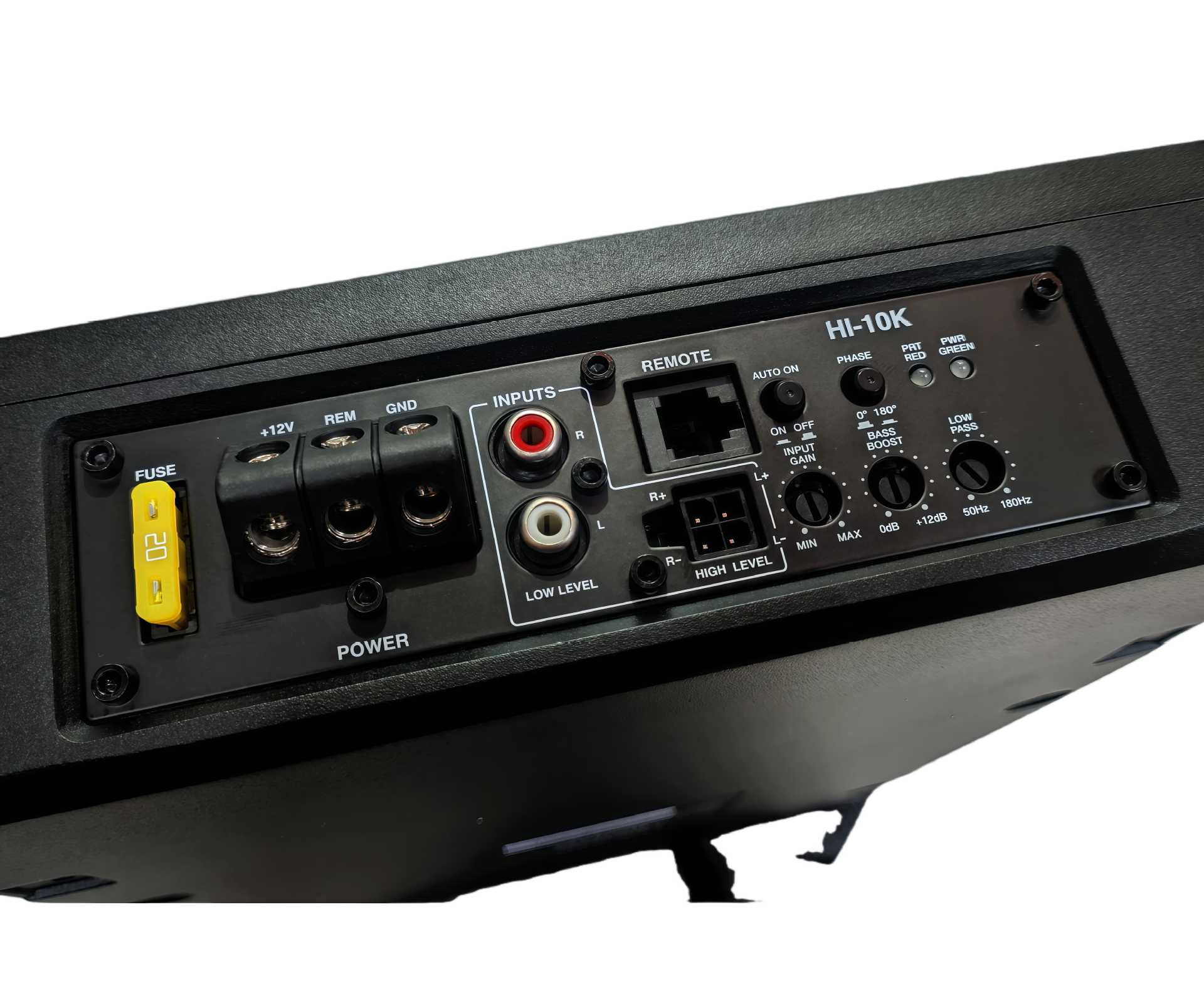Hifine Car Subwoofer with Super Bass and High Power, 10inch Active Ultra-Thin Seat Audio System Modification