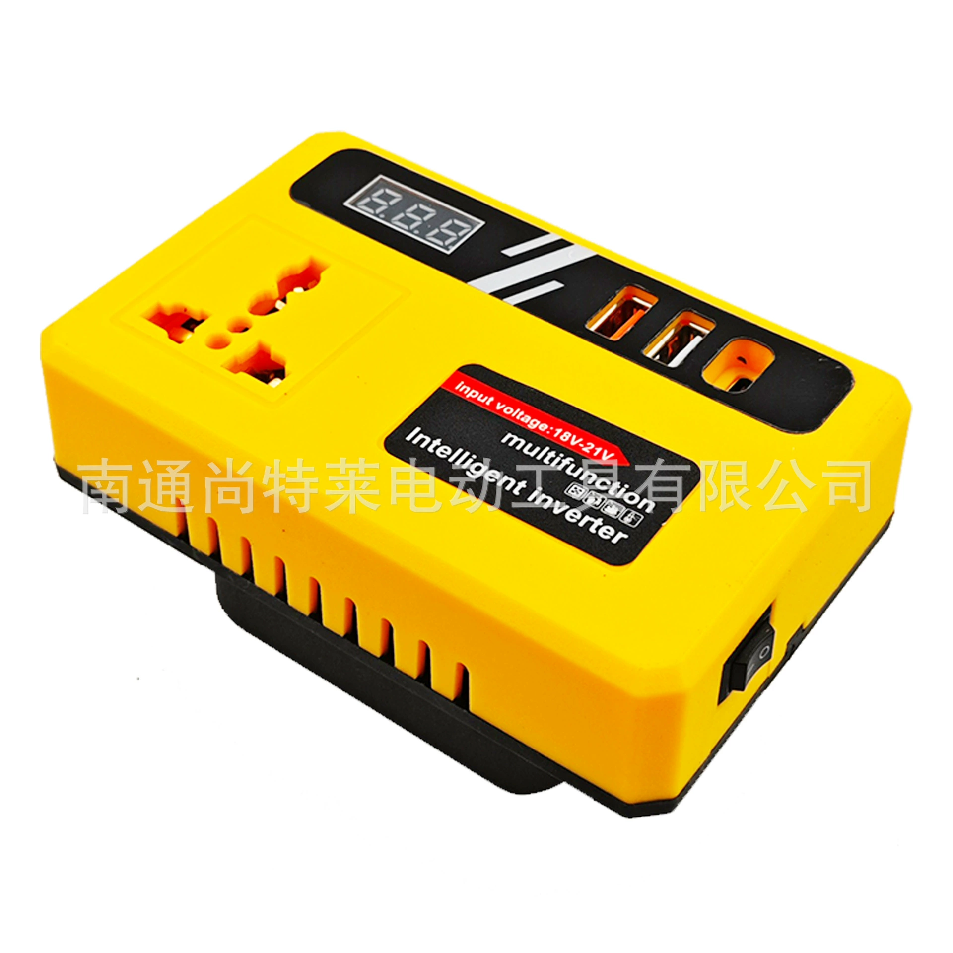Инвертер 18–21 В в 220 В с USB/Type-C для инструментов Dewei Makita Mevoki