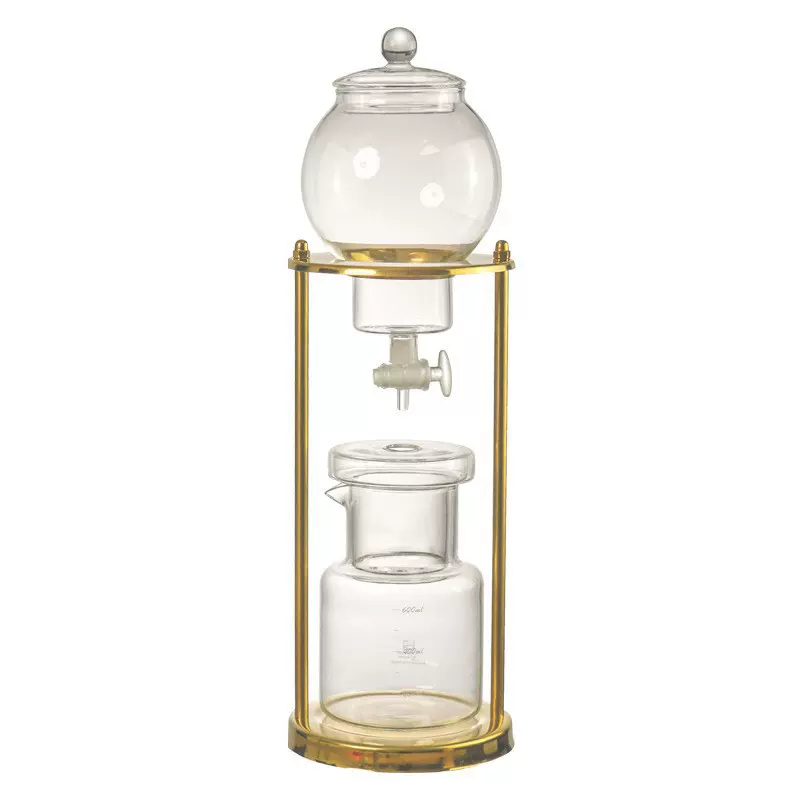 新款冰滴咖啡壶家用不锈钢萃取冰滴器5-10人份美式咖啡液冷萃壶