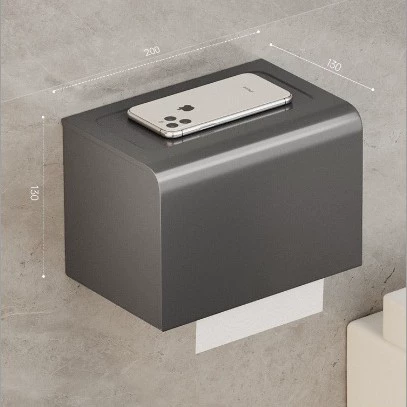 Gun ash towel rack free punching toilet standing shelf space, aluminum hardware pendant, tiller bathroom folding bathroom rack