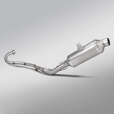 Motorcycle Crf300L Stainless Steel Split Front Exhaust Pipe and Rear Muffler Full Set 2021-2023