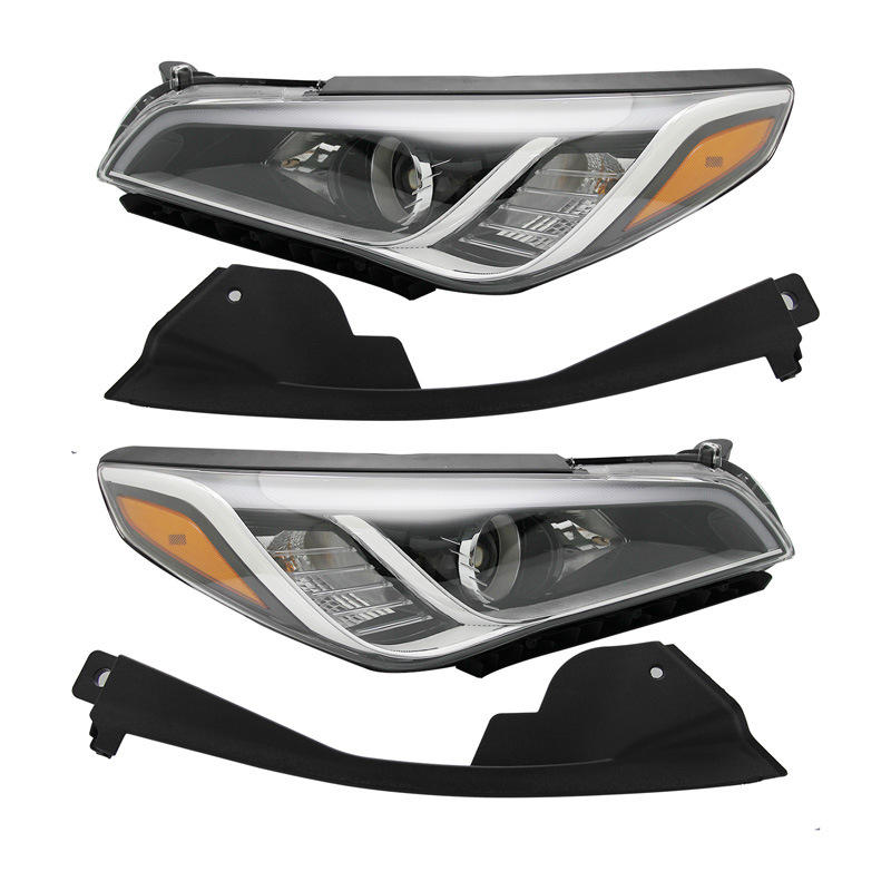 Aplicable a los 15 - 17 modelos modernos de Sonata, sonata original halógeno semi-total faro