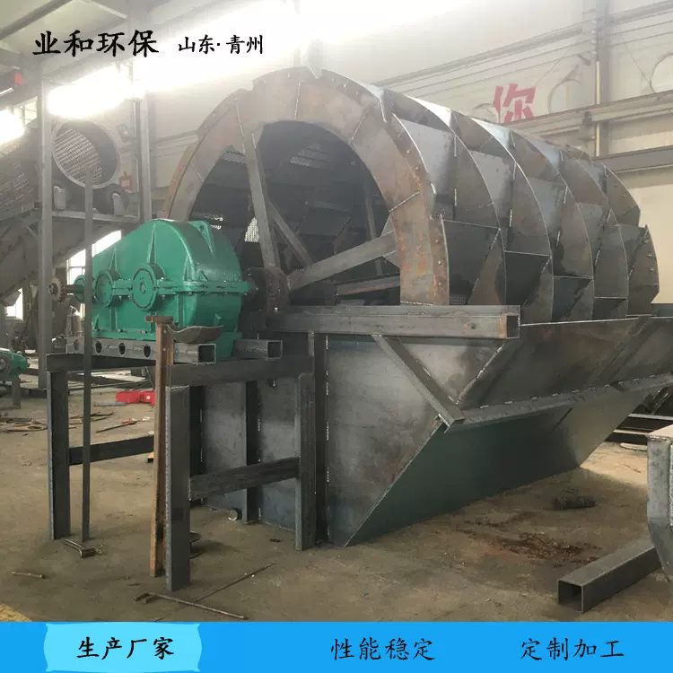 大型轮斗洗砂机 螺旋洗石机 轮斗式洗沙机 水轮分级生产线设备