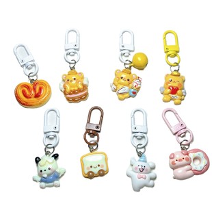 Cartoon Earphone Case Accessories Keychain Ins Student Schoolbag Bell Pendant Gift Schoolbag Hanging Jewelry