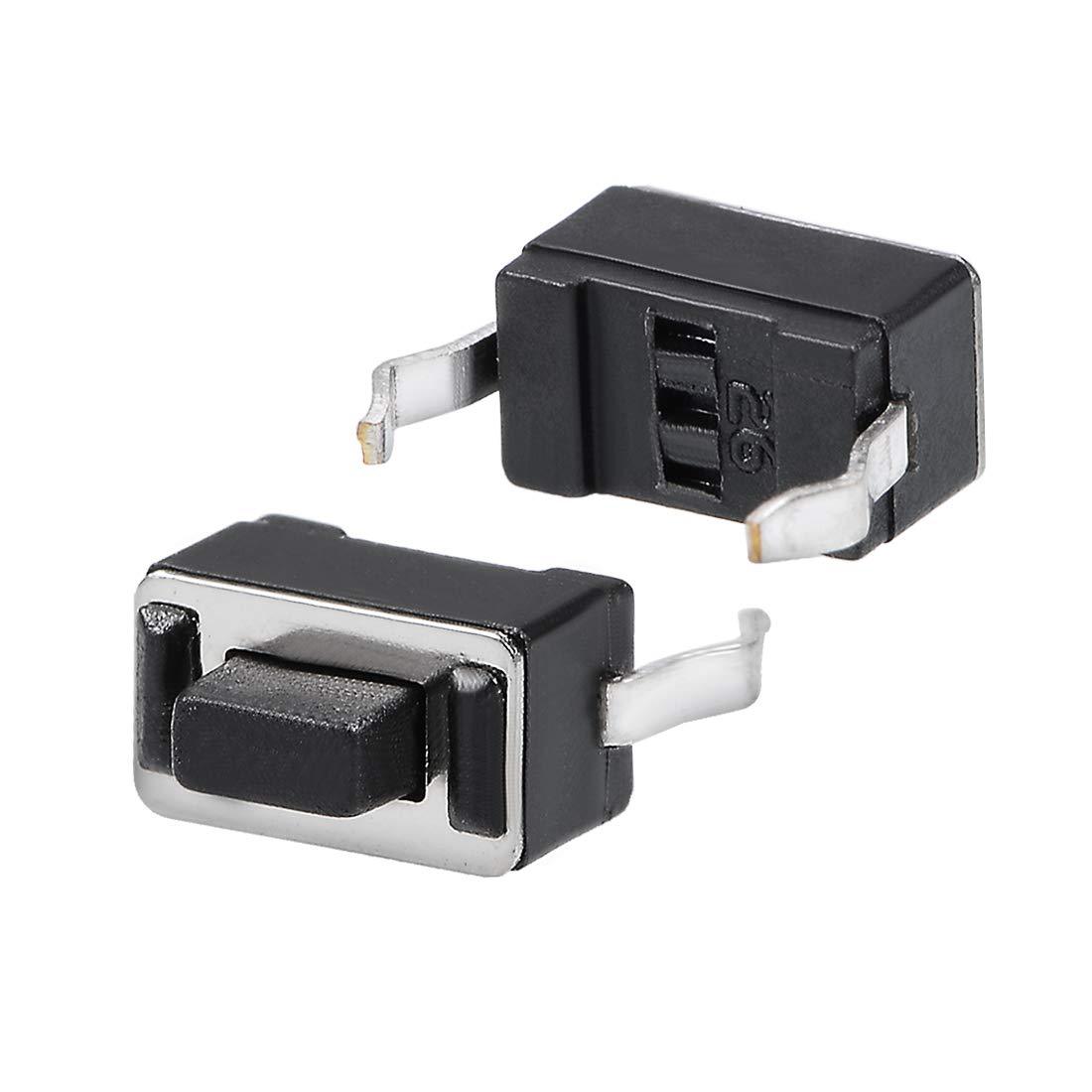 供应3x6轻触开关两脚贴片插件3x6H4.3/5按键开关耐高温按键