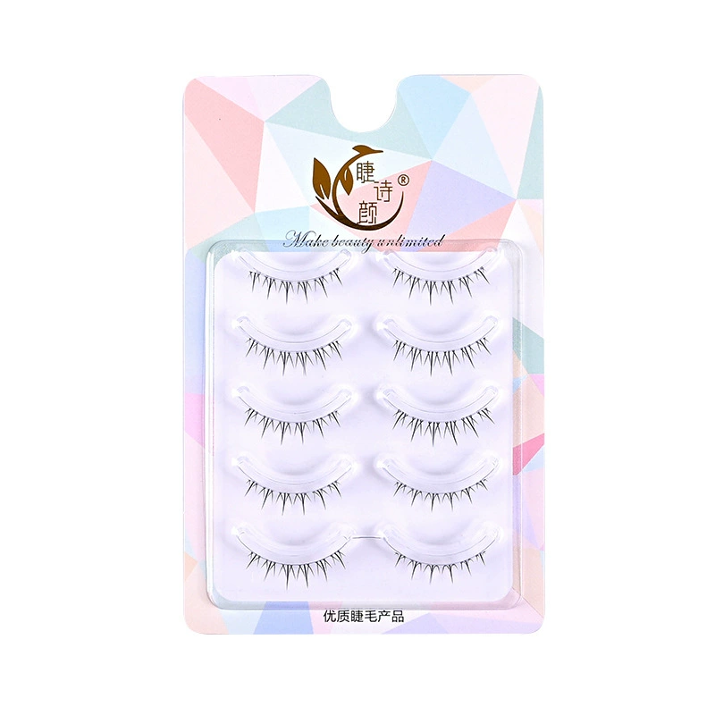 睫诗颜 Transparent false eyelashes for eyelashes solar-powered