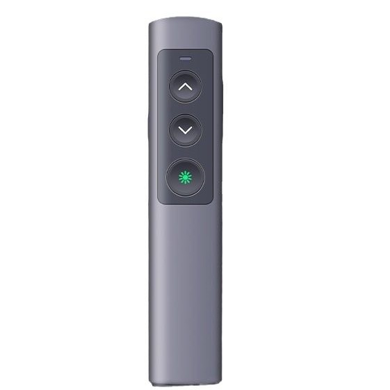 Laser pointer green flip pen plug and play double head business teaching meeting PPT remote control multimedia remote control pen