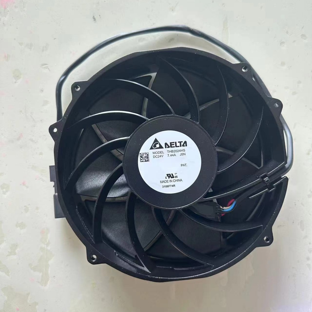 原装台达 THB2024HG 24V 暴力大风量 圆形铝框散热风扇