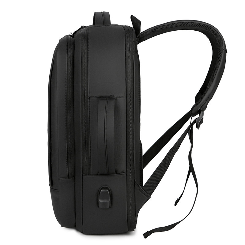 Nueva mochila de negocios USB transfronteriza, ocio multifuncional, anti-salpicaduras, mochila de computadora de viaje expandible