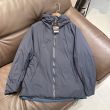 迪家风格无标平替新款青年连帽男式高科技哦P棉保暖棉服冬季外套