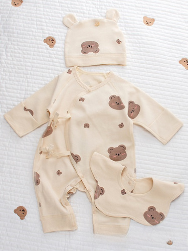 Spring New Children's Clothing Infant Newborn Clothes Baby Onesie Newborn A Class Monk robes Ins Style Autumn Winter
