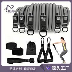 拉力绳健身套装 家用多功能综合训练开背练肩阻力绳弹力带拉力器