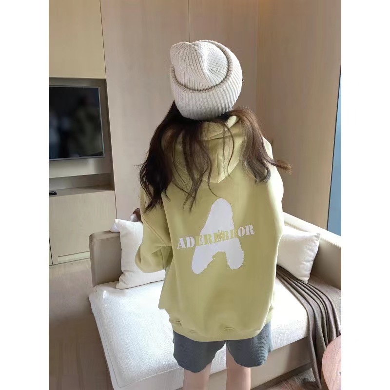 Women's Design M Foam Letters Hoodie - Image 7