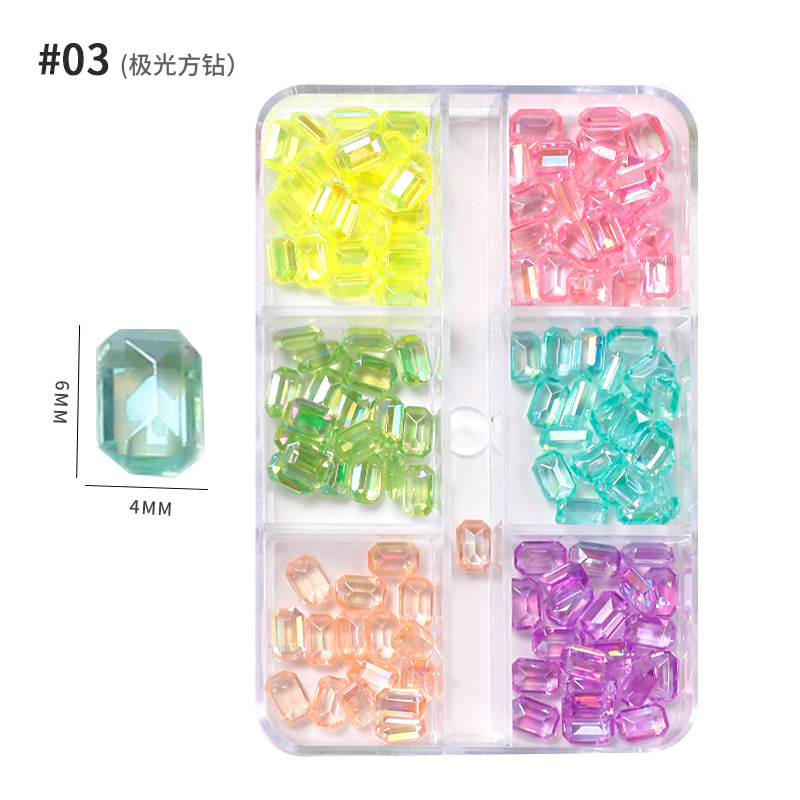 03 # diamante cuadrado Aurora