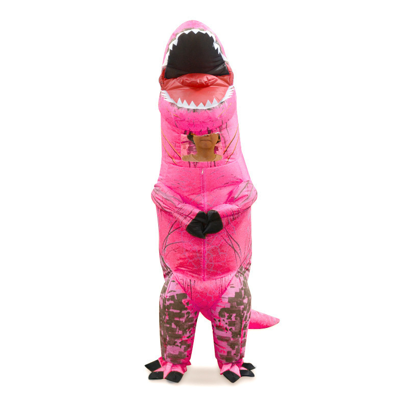 Halloween transfronterizo venta caliente T-Rex fiesta ropa inflable festival de prueba de todo el cuerpo ropa inflable de dinosaurio