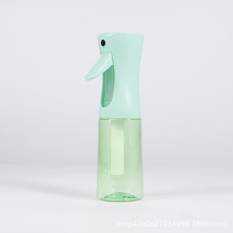 Fábrica transfronteriza al por mayor 200ML300ml color transparente botella de pulverización continua Barber alta presión niebla fina hidratante regadera fábrica