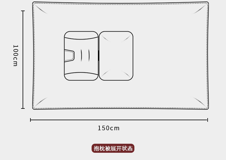 Suitable for Nio Et5T Car Pillow Quilt Cover Et5/Et7/Et9/Ec6/Es6 Car Air Conditioner Quilt Waist Support