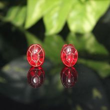 厂家批发红色老琉璃龟壳散珠配珠配饰批发收藏品 古珠老珠子批发