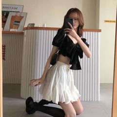 超仙insはやせている蓬蓬a字スカート女装減齢スカート夏韓版百合高腰学生半身スカート