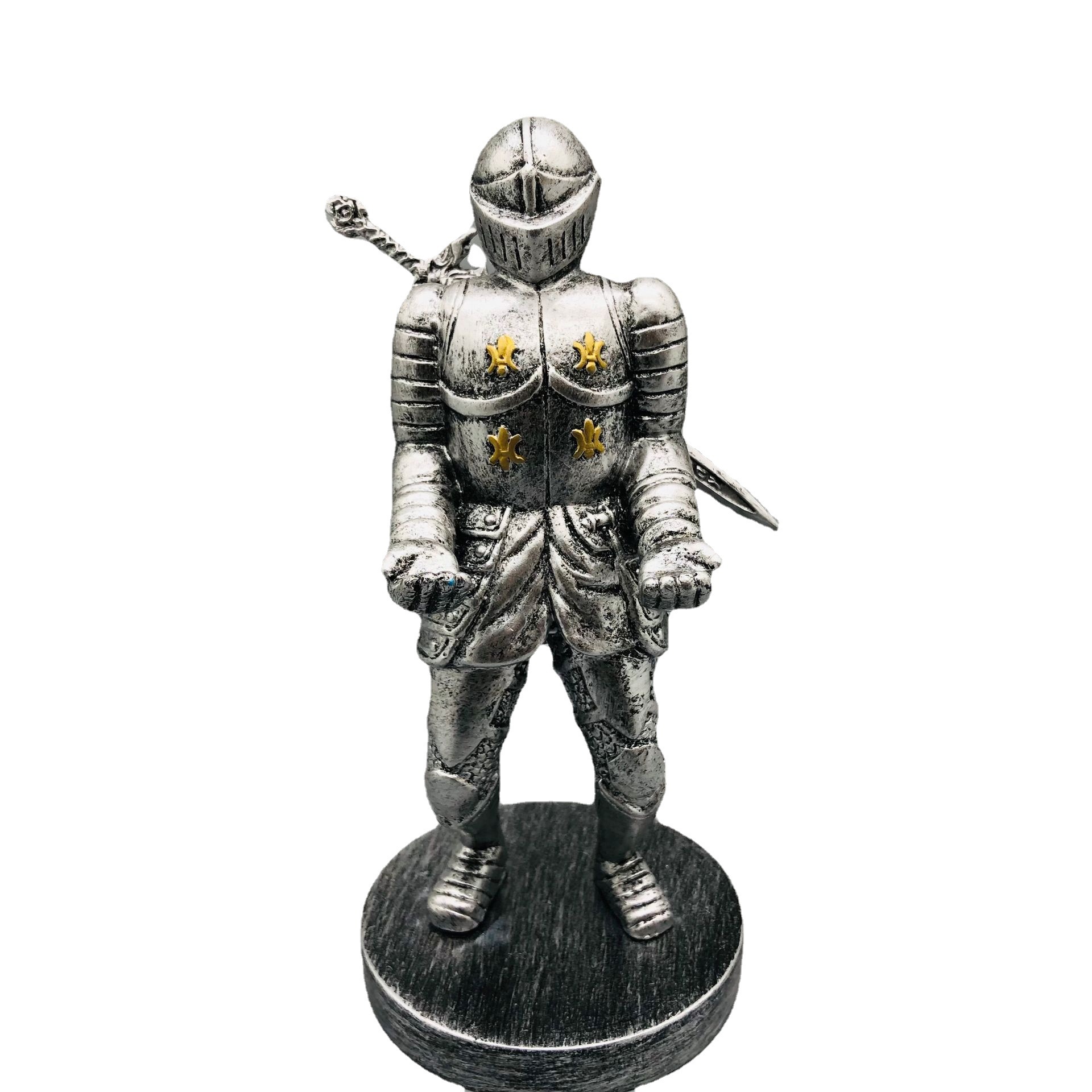 Soldado Ejecutivo Caballero titular de la pluma creativo titular del teléfono móvil titular de la pluma Imán con espada juego mango soporte