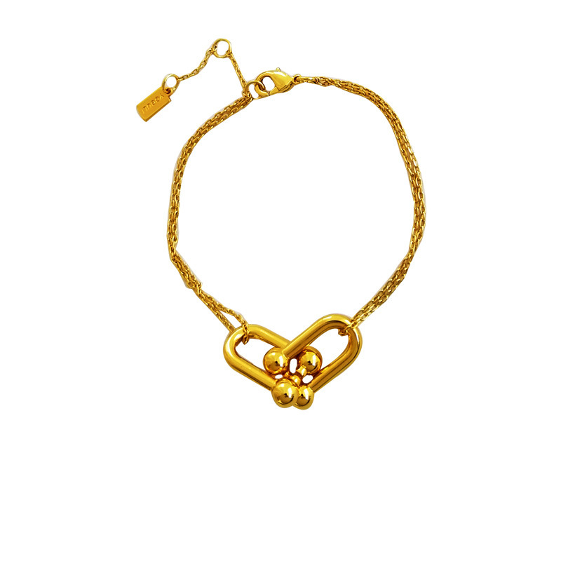 Fashion Geometric Copper Bracelets Plating Copper Bracelets