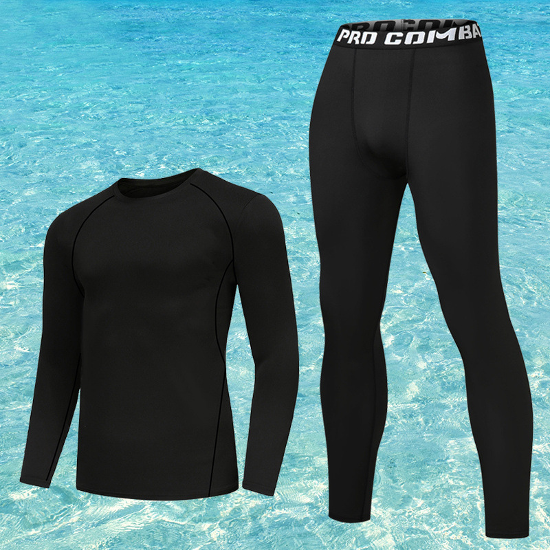 Traje de Buceo de Dos Piezas de Manga Larga de Nailon, para Buceo, Surf y Natación image 14