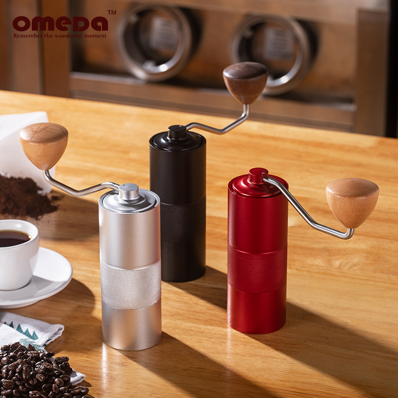 Hand-Cranked Coffee Grinder Coffee Bean Grinder Coffee Machine Household Manual Grinder Stainless Steel Grinding Core Portable