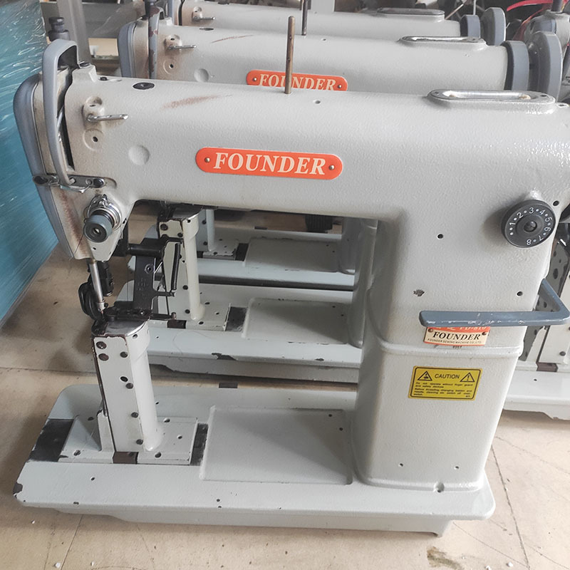 810单针高头车假发帽沿鞋子包革电动高头罗拉车厚料工业缝纫机