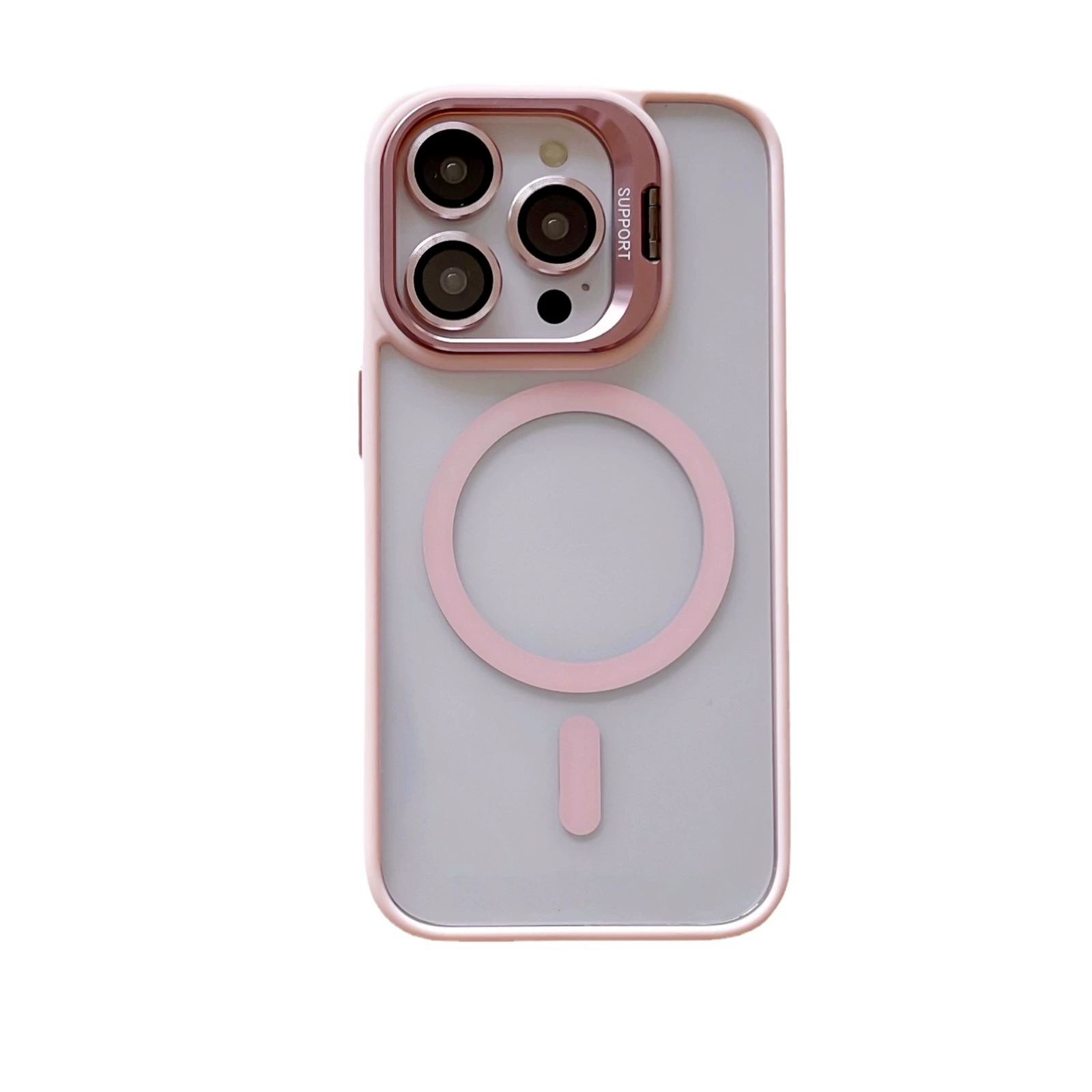 Чехол для телефона (Apple) для серии iPhone 17, магнитное кольцо в стиле MagSafe, поворотная подставка на 180°, защита линз