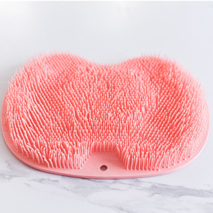 Lazy back rub artifact foot rub mat bathroom bath brush multifunctional bath foot massage mat non-slip foot mat bath ball