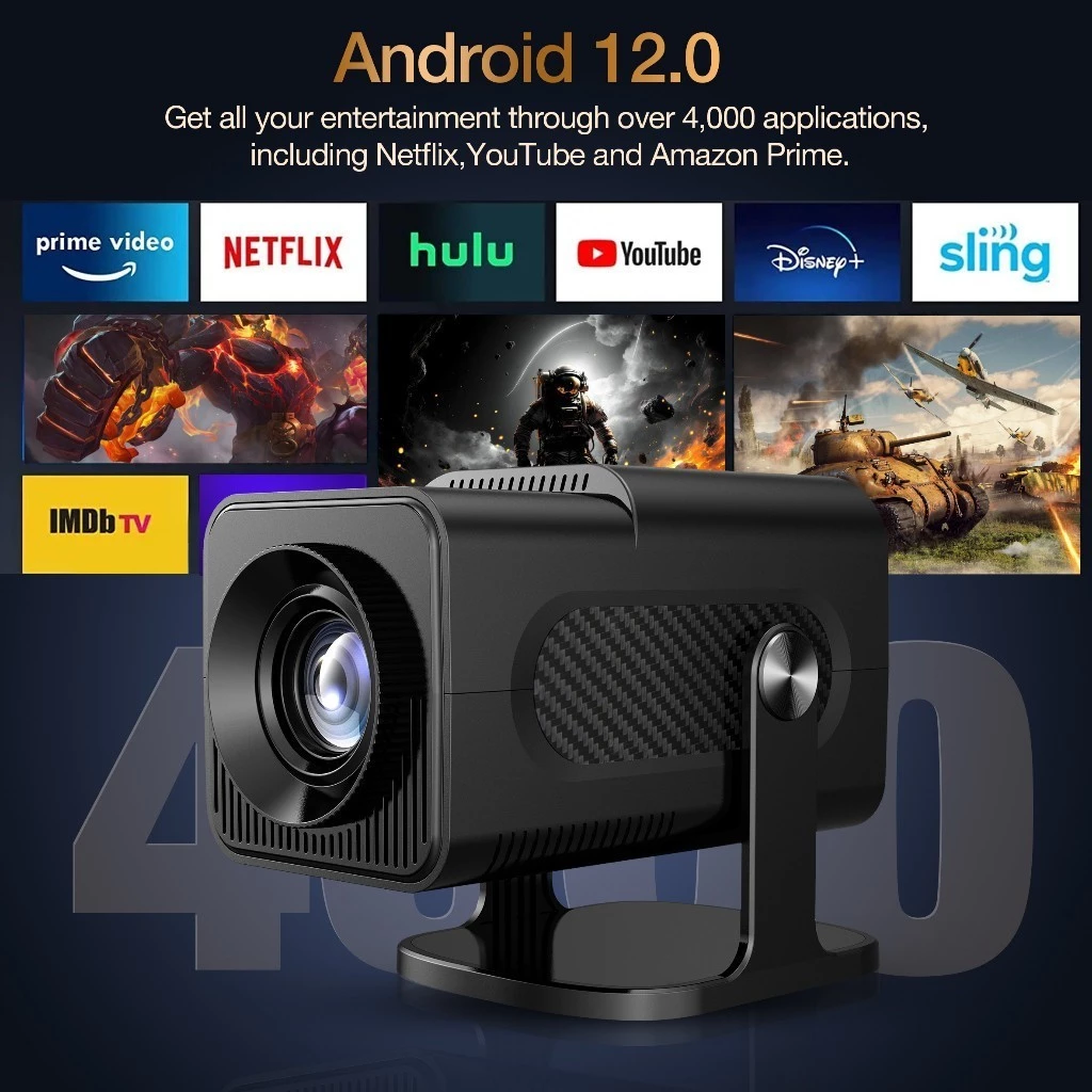 Transfronterizo nuevo HY320mini WiFi HD Android cine en casa inteligente portátil mini proyección doméstica