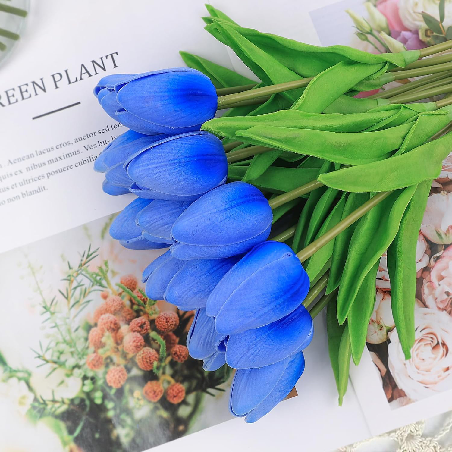 Single royal blue