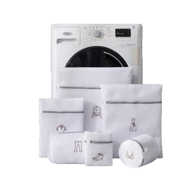Bolsa de lavado para ropa interior de sándwich grueso bolsa de lavado de poliéster para lavadora bolsa de lavado de malla gruesa bolsa de lavado de bra anti-deformación