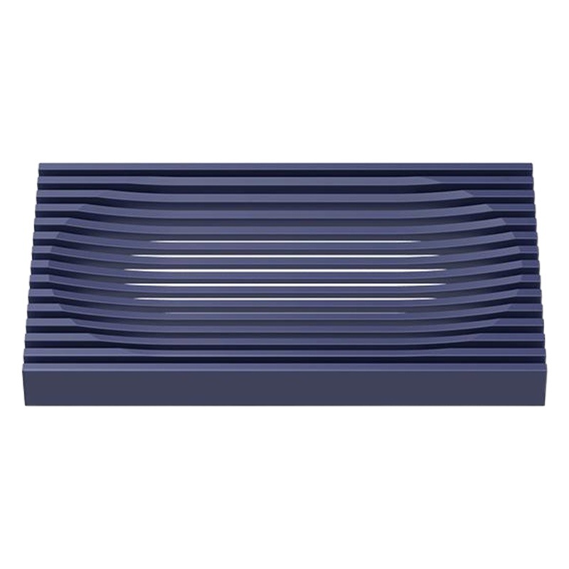 Creativa buena caja de jabón de pegamento suave drenaje baño encimera ponche-libre jabón titular jabón hogar