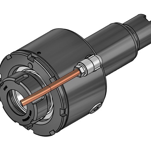 台湾台中精机focus车床伍将ACCUWAY端铣AXIAL 动力钻铣90度刀座