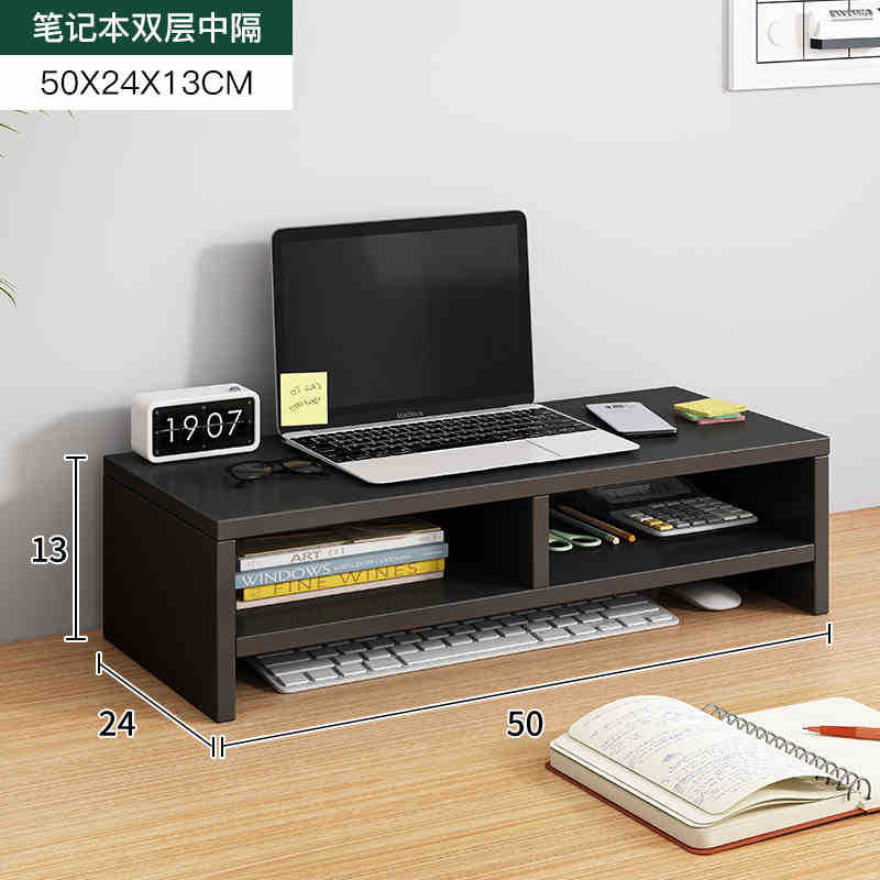 Soporte de la computadora soporte del monitor pad base escritorio almacenamiento estante Escritorio