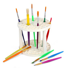儿童多功能优质绘画塑料笔架 画笔插笔器 水粉笔笔筒 画刷收纳架