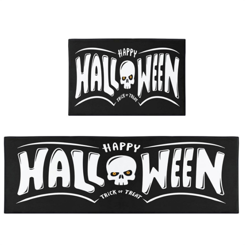 クロスボーダーアメリカハロウィンフロアマットキッチンカバー吸水性と吸油性フットマット玄関エントランスノンスリップ防汚ドアマット卸売|undefined