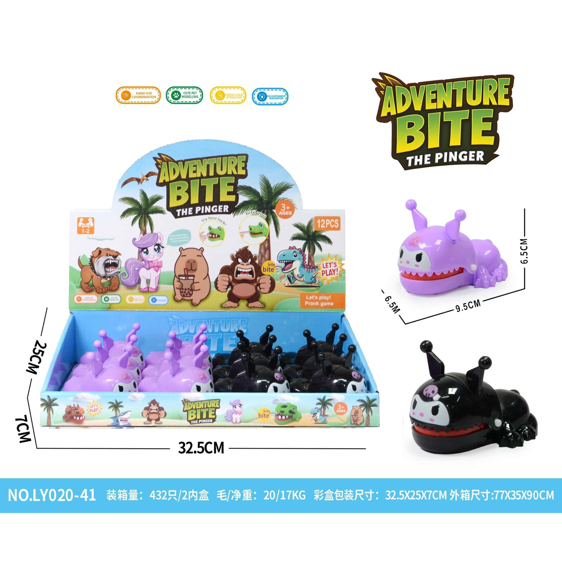 Dedo de mordida cocodrilo pulsando dientes extraer dientes mordida persona desprimir artefacto mágico mordida mano dispositivo de reducción de presión de hechizo juego de mesa para niños
