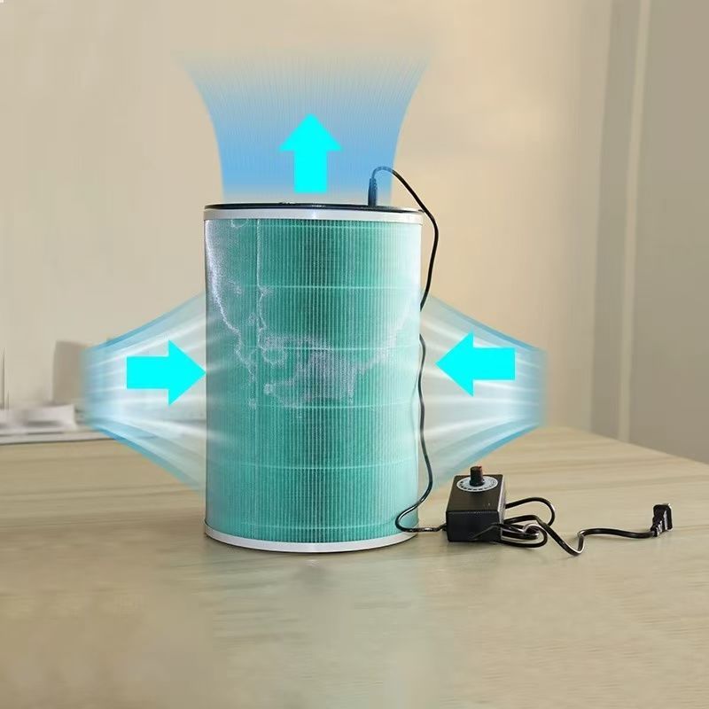 DIY Air Purifier with High-Speed Fan for Formaldehyde and Dust Removal for Home Use