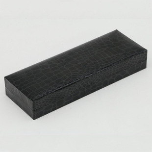 Creative Rectangular Watch Case Watch Gift Box Paper Box Long Black Watch Case Cheap Paper Watch Case Logo