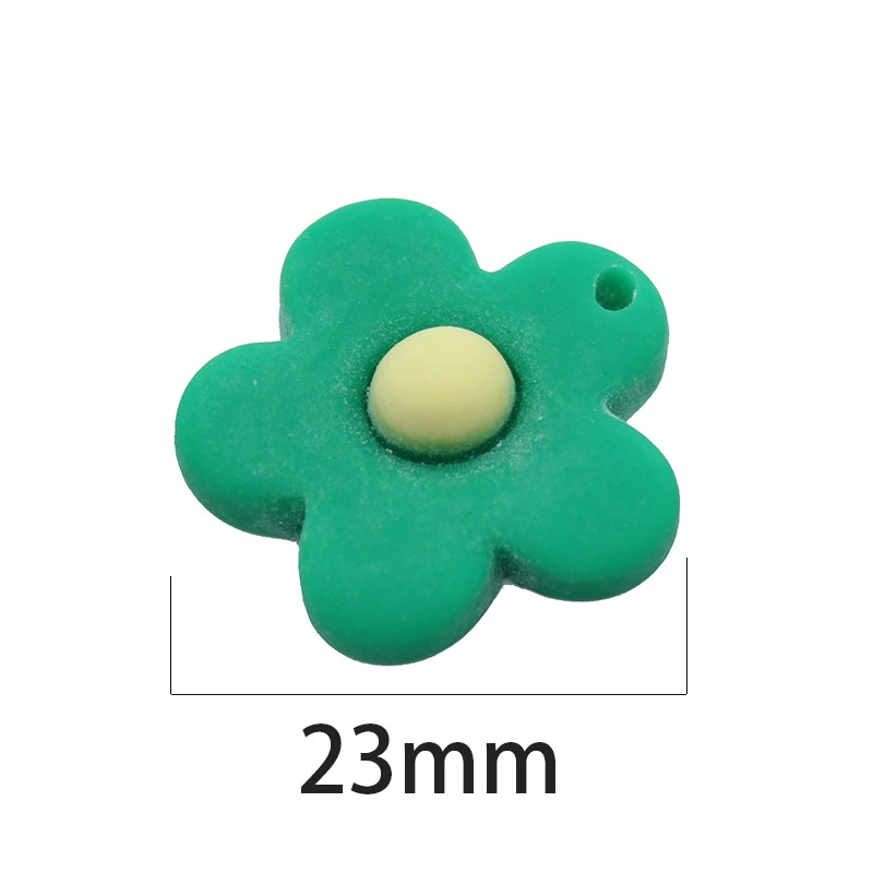 Matte accessories flower-shaped, hair accessory, socks, DIY
