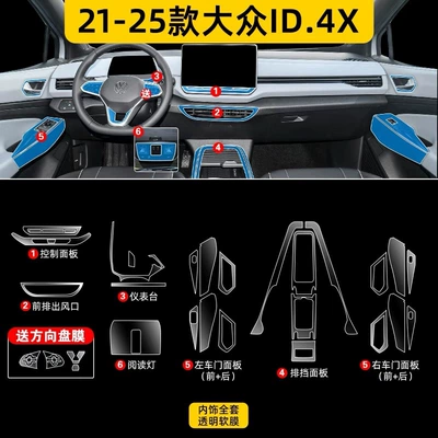 Volkswagen ID4 Crozz dedicated: Car interior film - full-interior-set-does-not-include-screen