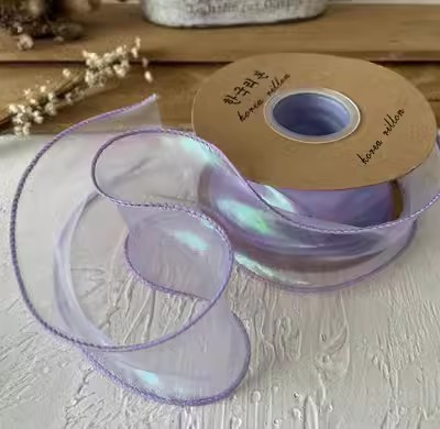 Doble capa de nieve púrpura con accesorios de encaje pleja de lótus borde cuello puño ropa hecha a mano DIY material